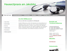 Tablet Screenshot of praxis-friedrich-soest.de
